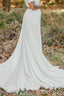 Chiffonrock „Ödla“ lang ivory