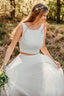 Chiffonrock „Uggla“ lang ivory
