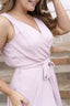 Chiffonkleid “Olivia” Rosé